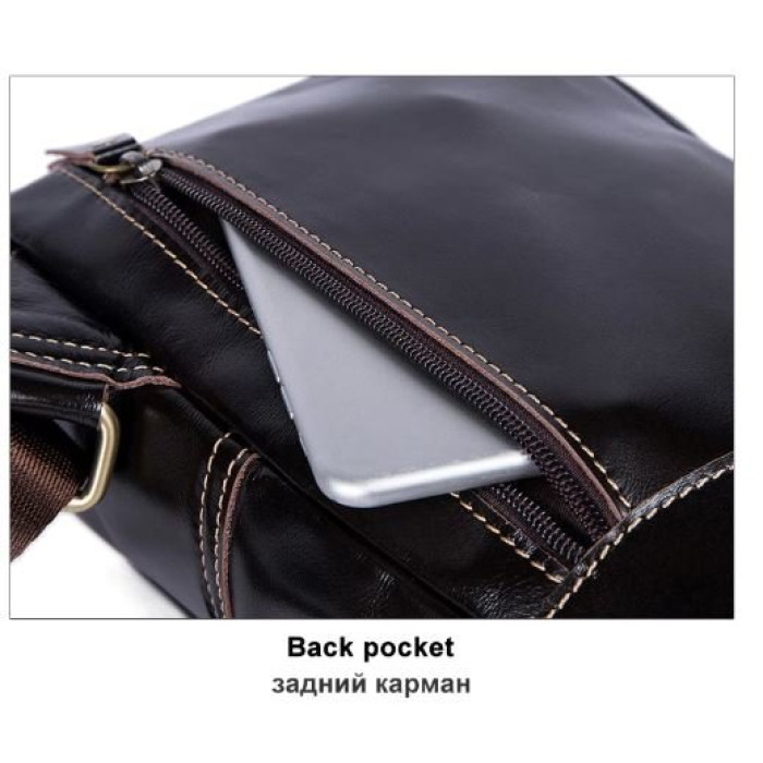 Сумка через плече чоловіча Vintage 182498 Коричнева