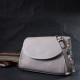 Женская кожаная сумка с полукруглым клапаном Vintage 186228 Белая