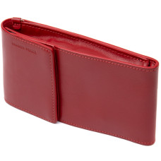 Женская кожаная сумка-кошелек GRANDE PELLE 184018 Красный
