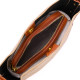 Полукруглая сумка кросс-боди из натуральной кожи 185938 Vintage Бежевая