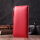 Женский вертикальный кошелек-клатч из натуральной кожи ST Leather 186608 Красный