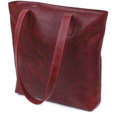 Винтажная женская сумка-шоппер Shvigel 184488 Бордовый