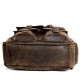 Рюкзак дорожный Vintage 182198 кожаный Коньячный