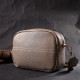 Ідеальна жіноча сумка з натуральної м'якої шкіри Vintage 186288 Бежева