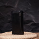 Мужской бумажник натуральной гладкой кожи два сложения ST Leather 185068 Черный