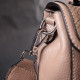 Женская кожаная сумка с интересной металлической защелкой Vintage 186388 Бежевый