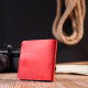 Женское винтажное кожаное портмоне Shvigel 184548 Красный