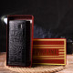 Женский кошелек с монетницей из натуральной фактурной кожи CANPELLINI 185368 Черный