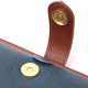 Оригинальный кожаный клатч в модном цвете с интересной защелкой Vintage 186398 Синий