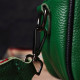 Женская прямоугольная сумка кросс-боди из натуральной кожи 185959 Vintage Зеленая