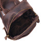 Сумка мужская через плечо из натуральной винтажной кожи 185229 Vintage Коричневая