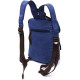 Современный рюкзак для мужчин из плотного текстиля Vintage 186169 Синий