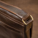 Кожаная мужская сумка GRANDE PELLE 184049 Коричневый