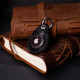Кожаный брелок-держатель для Apple AirTag GRANDE PELLE 186039 Черный