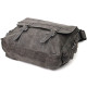 Вместительная мужская сумка из кожзама Vintage 186009 Серый