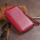 Кошелек зі шкіри на защіпці ST Leather 183579 Бордовий