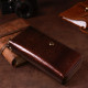 Женский лаковый клатч ST Leather 182379 Коричневый
