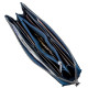 Клатч унисекс кожаный глянцевый SHVIGEL 183019 Синий