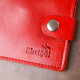 Женское небольшое кожаное портмоне Shvigel 184379 Красный