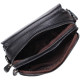 Каркасная женская сумка из натуральной кожи 185929 Vintage Черная