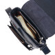 Практичная мужская сумка KARYA 184599 кожаная Синий