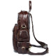 Рюкзак – трансформер кожаный Vintage 182549 Коричневый