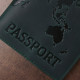 Обложка на паспорт из натуральной кожи Shvigel 184449 Зеленый