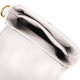 Кожаная женская сумка вертикального формата с клапаном Vintage 186279 Белая
