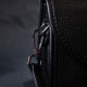 Стильная женская кожаная сумка с полукруглым клапаном Vintage 186229 Черная