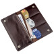 Бумажник мужской вертикальный на двух кнопках SHVIGEL 183029 Коричневый