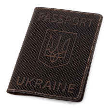 Обложка на паспорт Shvigel 181579 кожаная Коричневая