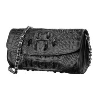 Сумка клатч CROCODILE LEATHER 181539 з натуральної шкіри крокодила Коричнева