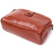 Глянцевая женская сумка на каждый день из натуральной кожи Vintage 186389 Коричневый