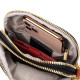 Удобная сумка трапеция для женщин из натуральной кожи Vintage 186239 Черная