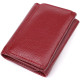 Компактный кошелек удобного формата из натуральной кожи ST Leather 23077 Бордовый