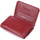Компактный кошелек удобного формата из натуральной кожи ST Leather 23077 Бордовый
