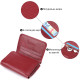 Компактный кошелек удобного формата из натуральной кожи ST Leather 23077 Бордовый