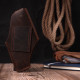 Оригінальний чохол для телефону з натуральної шкіри Vintage sale_15058 Коричневий