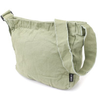 Сумка на плече из качественного текстиля Vintage sale_15131 Оливковый