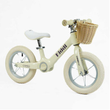 Велобег Kiddi ML-12102, магниевая рама, надувные резиновые колеса 12'', алюминиевые обода, подставка для ног, корзинка