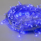 Гирлянда нить на ёлку LedGO, 500LED, 30 м, + статика, прозрачный провод, синий