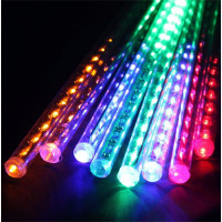 Гирлянда Тающие сосульки LedGO, 8 шт по 50 см, 3 м,  разноцветный