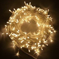 Светодиодная гирлянда Нить 800 Led прозрачный шнур 40 метров/Теплый белый