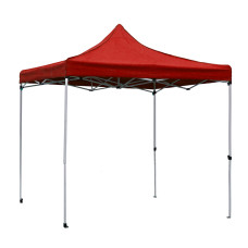 Раздвижной шатер 3*3 усиленный Красный (Белый каркас)