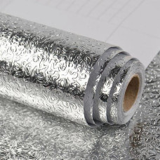 Алюминиевая самоклеящаяся защитная фольга для кухни, стен, стола Alum Protective kitchen 60CM*3M