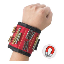 Магнитный браслет для инструментов Magnetic Wristband Красный