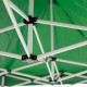 Раздвижной шатер 3*6 усиленный Зеленый (Белый каркас)