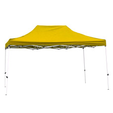 Раздвижной шатер 3*4.5 усиленный Желтый (Белый каркас)