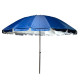 Торвговый зонт 3.5 м 16 спиц с клапаном и напылением (Черный металл)