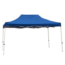 Раздвижной шатер 3*4.5 усиленный Синий (Белый каркас)